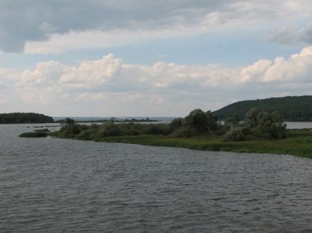 Река Волга. Нижегородская область.
