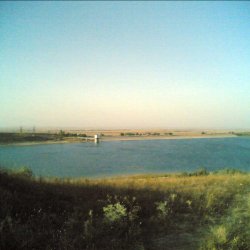 Керченское водохранилище. Республика Крым.