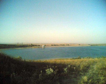Керченское водохранилище. Республика Крым.
