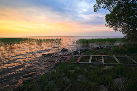 Озеро Воже. Вологодская и Архангельская область.