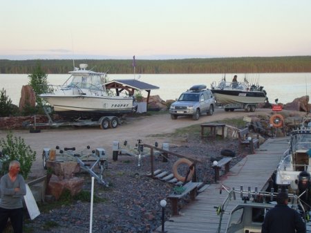 База отдыха «Рыбацкий причал». Онежское озеро. Республика Карелия.