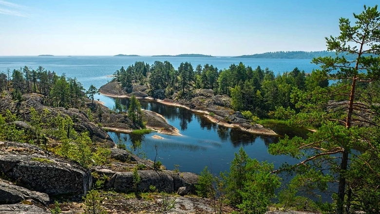 Ладожское озеро в Ленинградской области