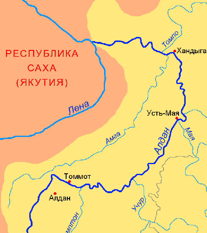 План описания реки лена